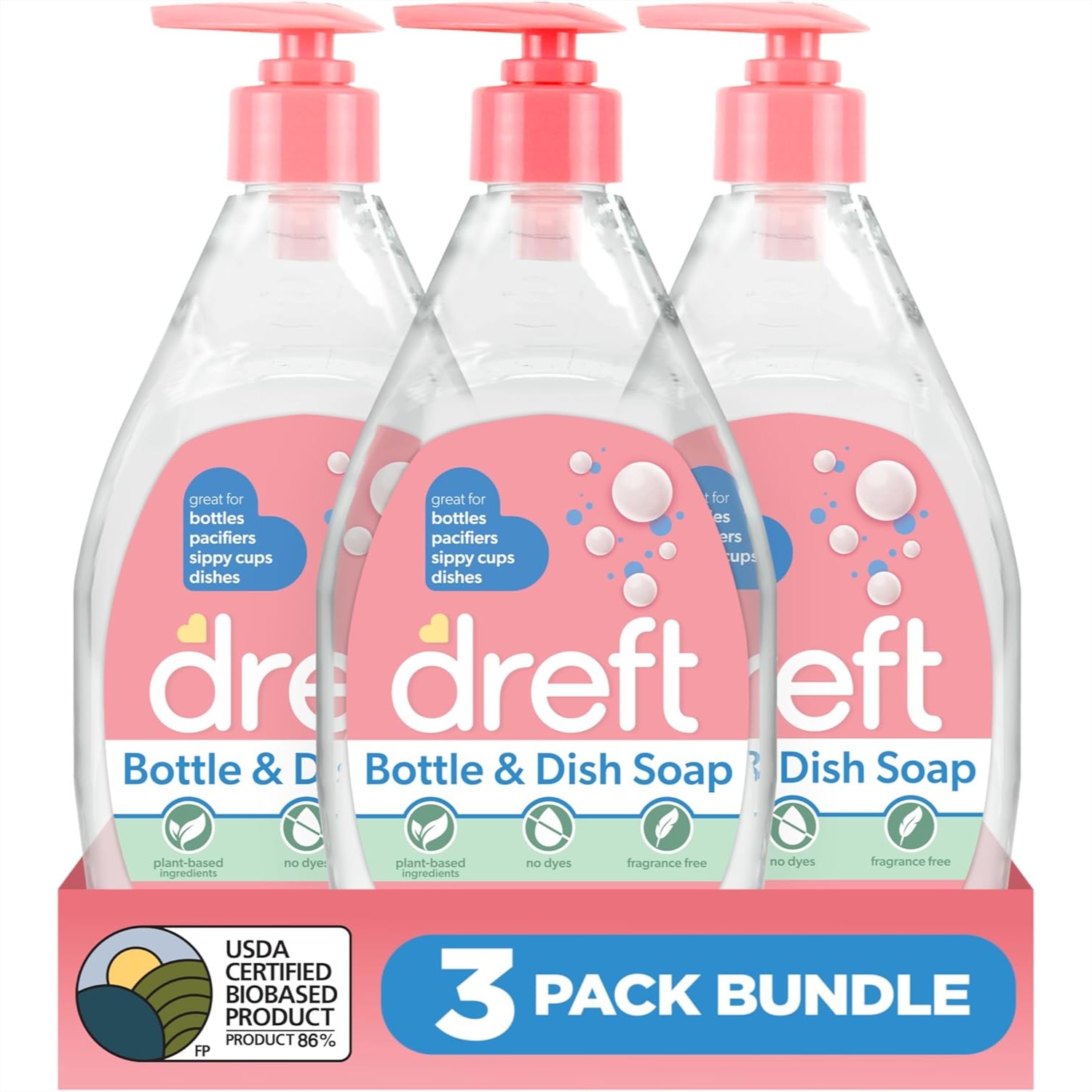 Baby Products Soap - Plant Based Dish Soap for Baby