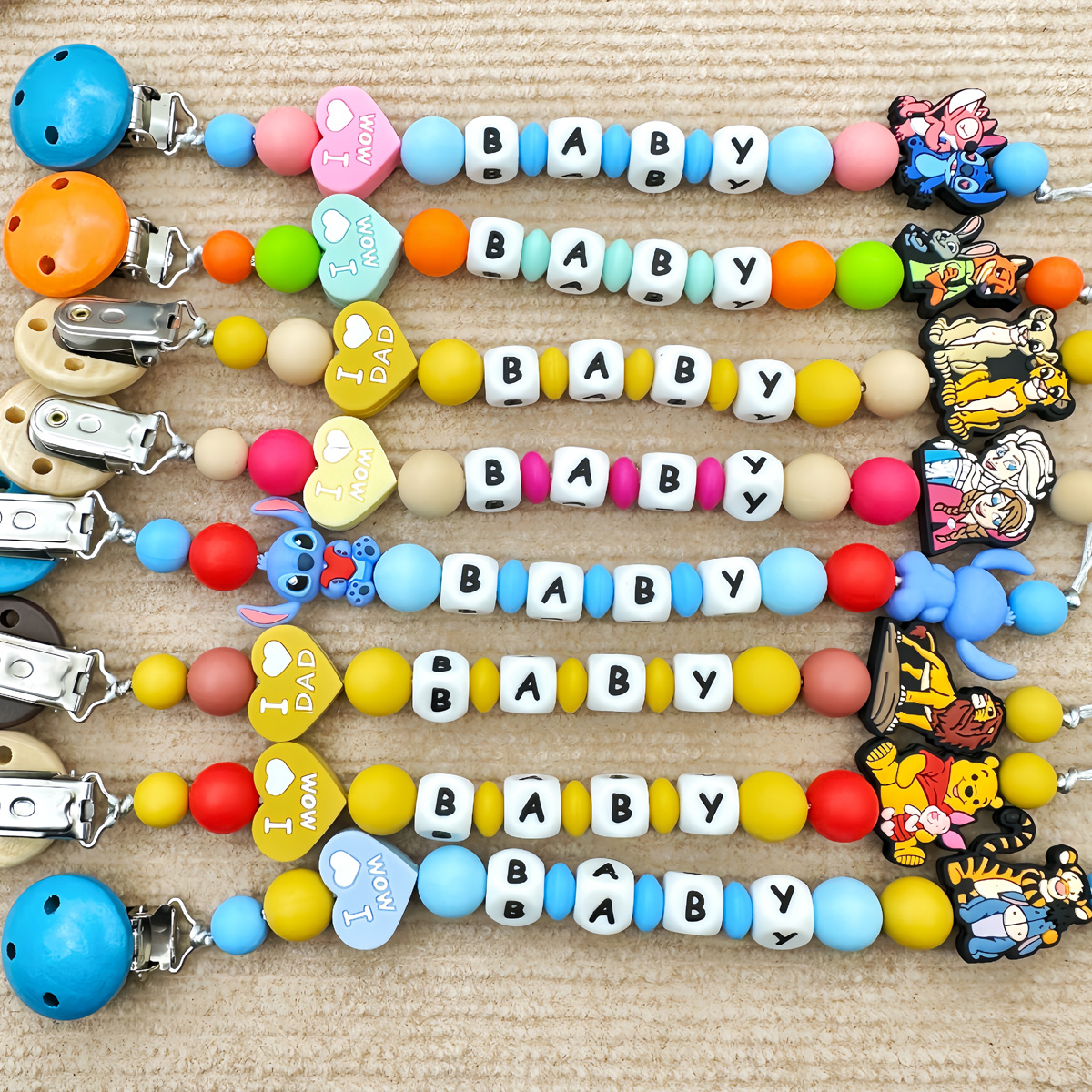 Customize Personalized Names L - Baby Pacifier Clip 리뷰 및 가격