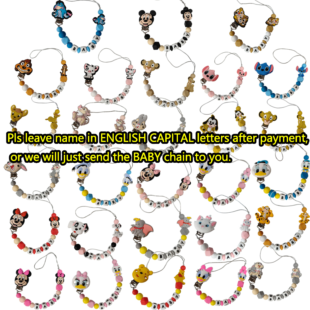 1PC Personalized name Baby Sil - Baby Pacifier Clip 리뷰 및 가격