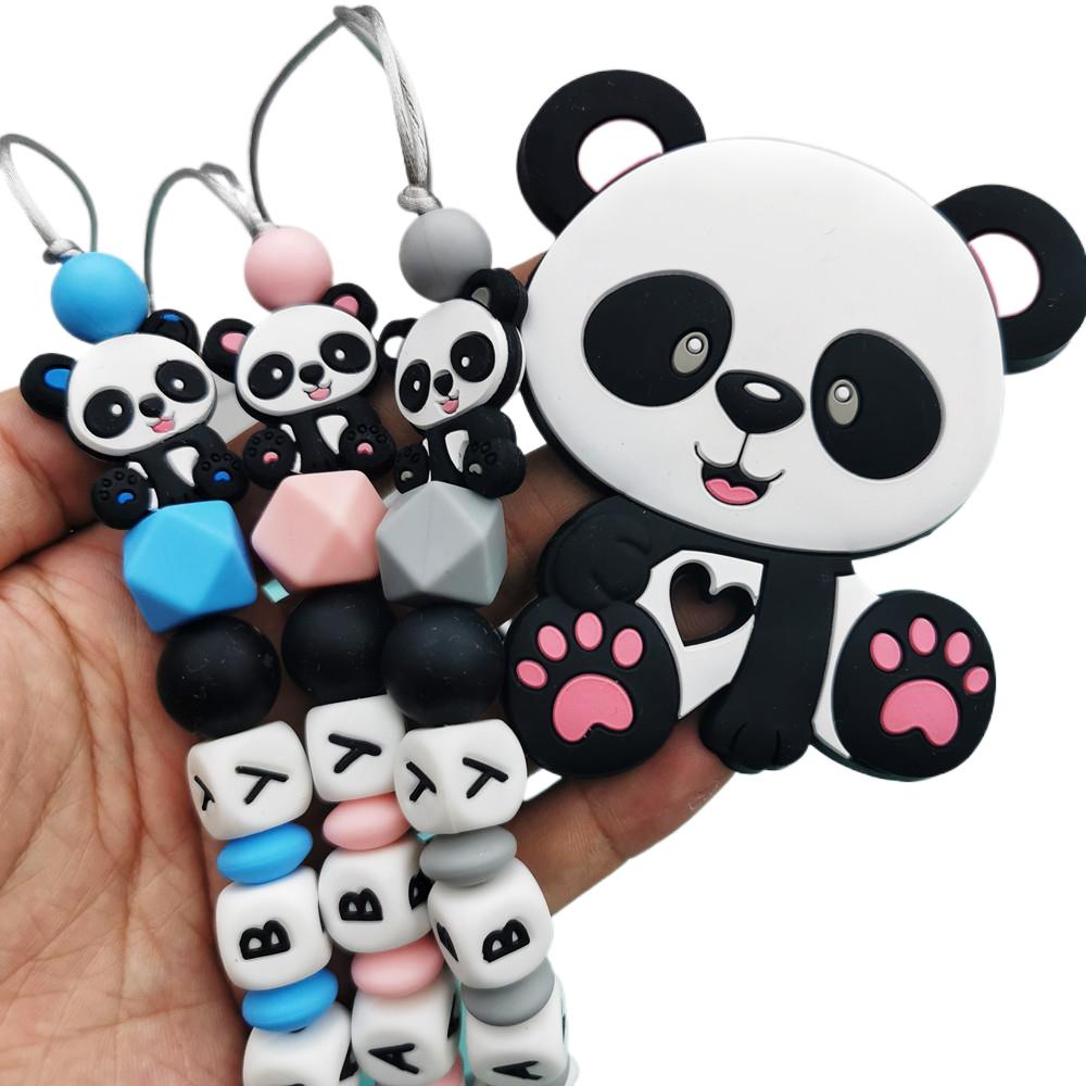 Panda Customized English Silic - Baby Pacifier Clip 리뷰 및 가격