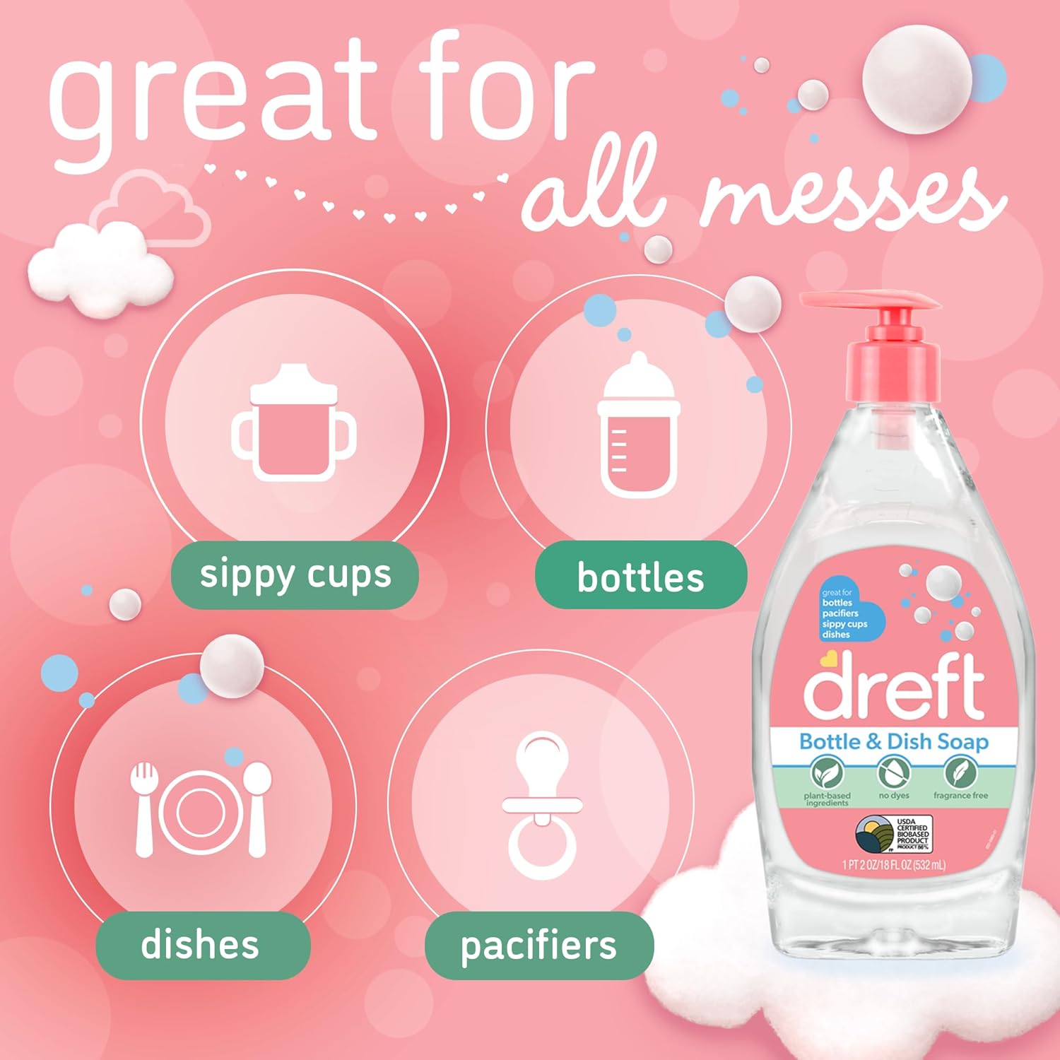 Plant Based Dish Soap for Baby - Baby Products Soap 리뷰 및 가격